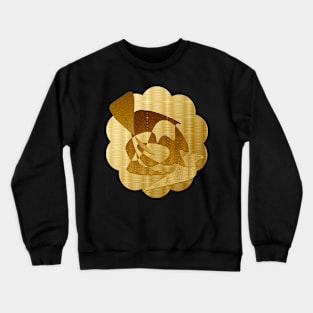 Abstract Wicker Crafts (Golden) Crewneck Sweatshirt